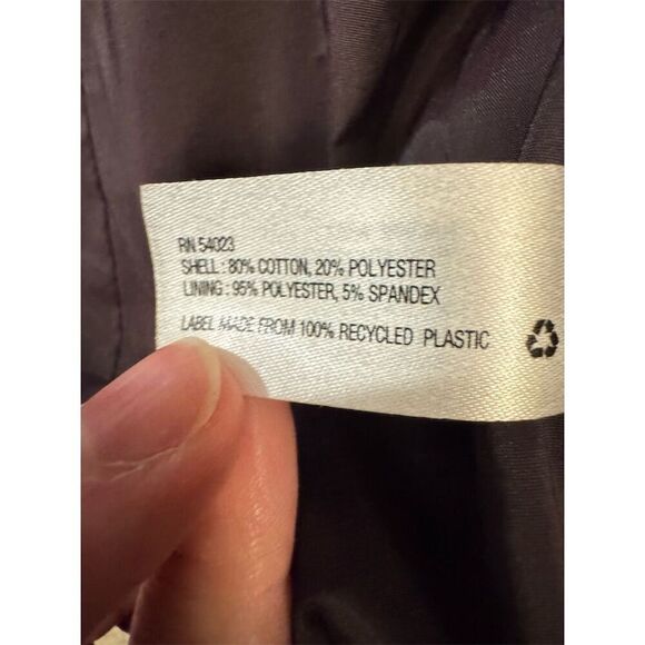 Splendid Women's Blue Denim Jacket Striped Hood. Size Small. - Picture 15 of 16